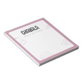 Aangepaste Mitzvah-notitie Notitieblok (Schuin)