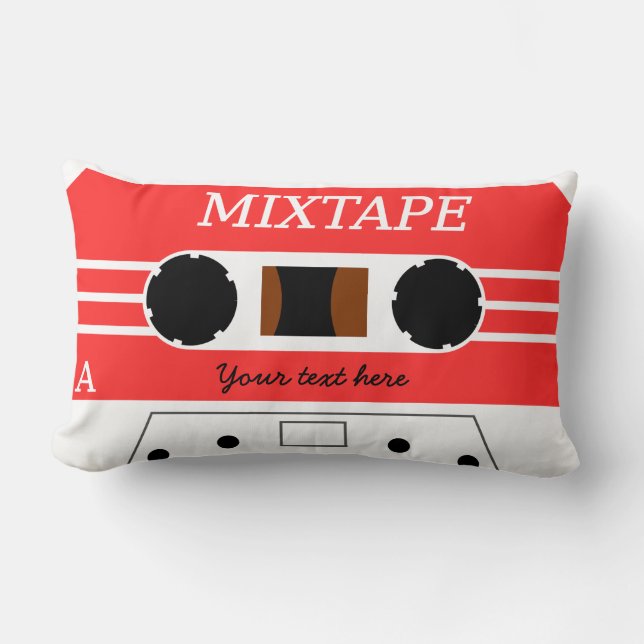 Aangepaste MixTape Pillow Kussen (Voorkant)