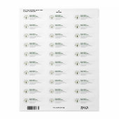 Aangepaste mobiele notaris juridische ondertekenin etiket (Full Sheet)