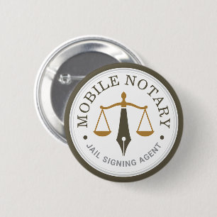Aangepaste mobiele notaris legale ondertekening Kh Ronde Button 5,7 Cm