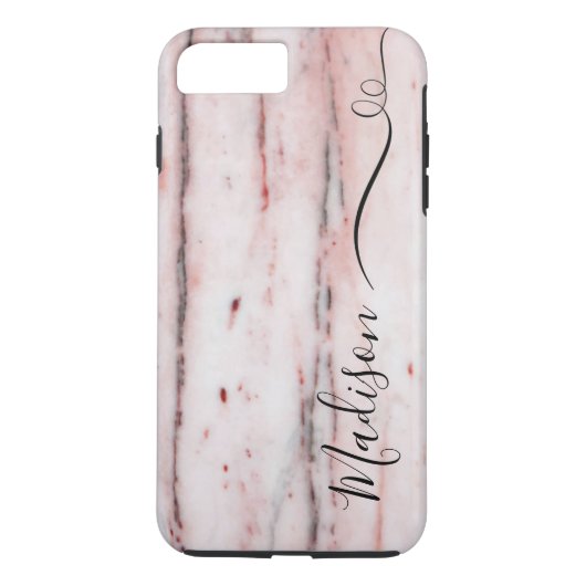 Aangepaste mobiele telefoontas roze Case-Mate iPhone case (Achterkant)