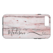 Aangepaste mobiele telefoontas roze Case-Mate iPhone case (Achterkant (Horizontaal))