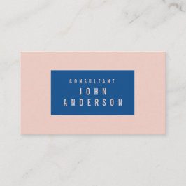 Aangepaste Mode Bleke Dogwood en Lapis Blue Settin Visitekaartje