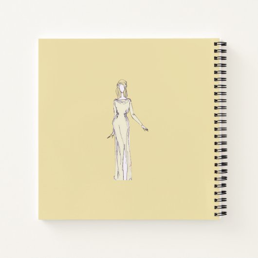 Aangepaste Mode ketchbook Notitieboek (Achterkant)