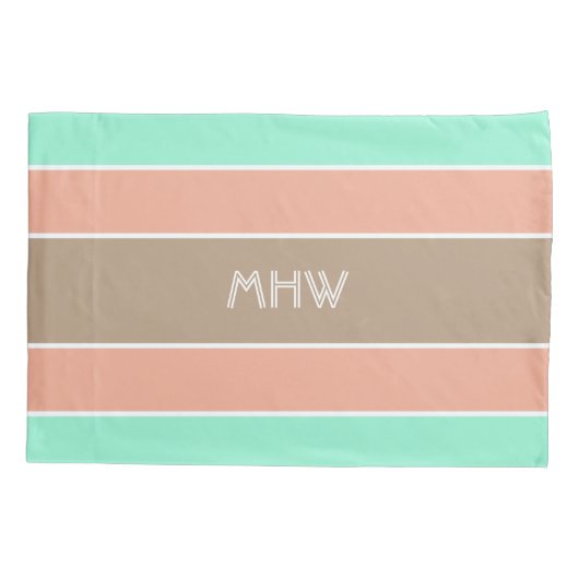 Aangepaste modelpatroonmodellenvakken voor Stripes Kussensloop (Achterkant)