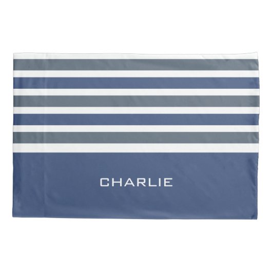 Aangepaste modelpatroonmodellenvakken voor Stripes Kussensloop (Achterkant)