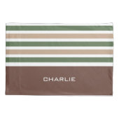 Aangepaste modelpatroonmodellenvakken voor Stripes Kussensloop (Achterkant)