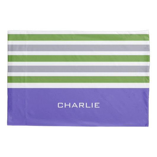 Aangepaste modelpatroonmodellenvakken voor Stripes Kussensloop (Achterkant)