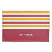 Aangepaste modelpatroonmodellenvakken voor Stripes Kussensloop (Achterkant)