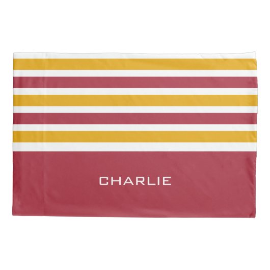 Aangepaste modelpatroonmodellenvakken voor Stripes Kussensloop (Achterkant)