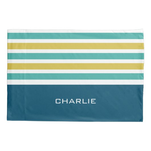 Aangepaste modelpatroonmodellenvakken voor Stripes Kussensloop (Achterkant)