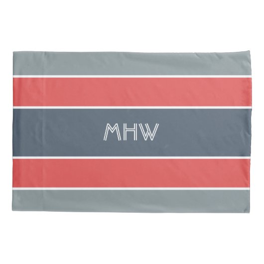 Aangepaste modelpatroonmodellenvakken voor Stripes Kussensloop (Achterkant)