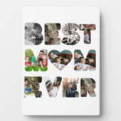 Aangepaste moderne 11 foto Beste moeder ooit Fotoplaat (voorkant)