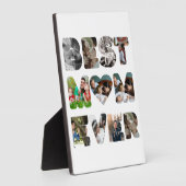 Aangepaste moderne 11 foto Beste moeder ooit Fotoplaat (Zijkant)