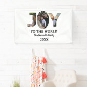 Aangepaste moderne 3 fotocollage-vreugde voor de w spandoek (Insitu)