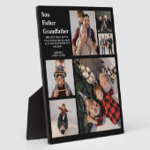 Aangepaste Moderne 3 generaties | 6 Foto Fotoplaat (Zijkant)