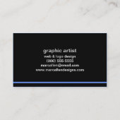 Aangepaste moderne 519g visitekaartje (Achterkant)