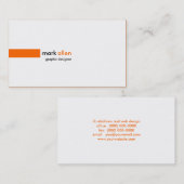 Aangepaste moderne 520 visitekaartje (Voorkant / Achterkant)