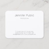 Aangepaste moderne Abstracte art elegante Sjabloon Visitekaartje (Achterkant)