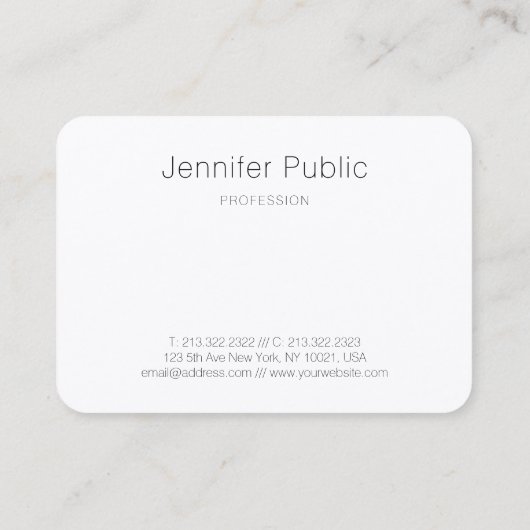 Aangepaste moderne Abstracte art elegante Sjabloon Visitekaartje (Achterkant)