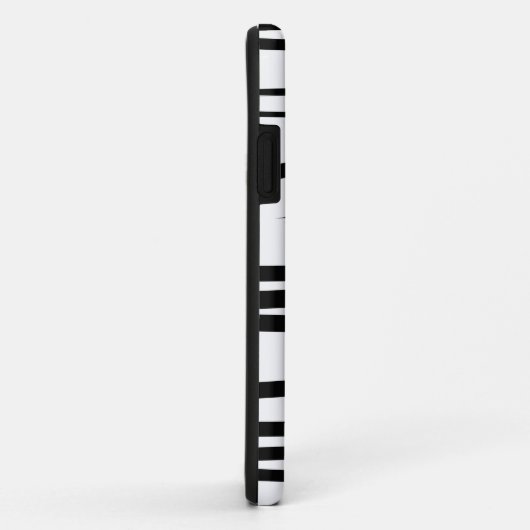 Aangepaste moderne Abstracte kunst met zwarte en w Case-Mate iPhone Case (Achterkant/rechts)