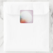 Aangepaste, moderne, Abstracte lege Sjabloon met k Vierkante Sticker (Tas)