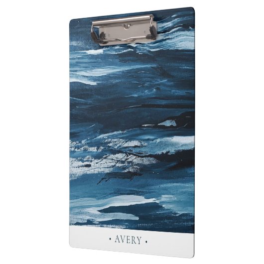 Aangepaste moderne Abstracte verf Klembord (Links)