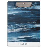 Aangepaste moderne Abstracte verf Klembord (Voorkant)