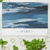 Aangepaste moderne Abstracte verf Theedoek (Gevouwen)