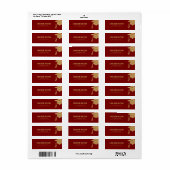 Aangepaste moderne afstudeerhoed en kwast afstudee etiket (Full Sheet)
