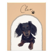 Aangepaste Moderne Arch Pet Portret Art Print Foto Afdruk (Voorkant)