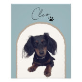 Aangepaste Moderne Arch Pet Portret Art Print Foto Afdruk (Voorkant)