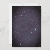 Aangepaste moderne astronaut buitenruimte verjaard kaart (Achterkant)