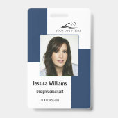 Aangepaste moderne bedrijfsidentificatiebadge voor badge (Voorzijde)