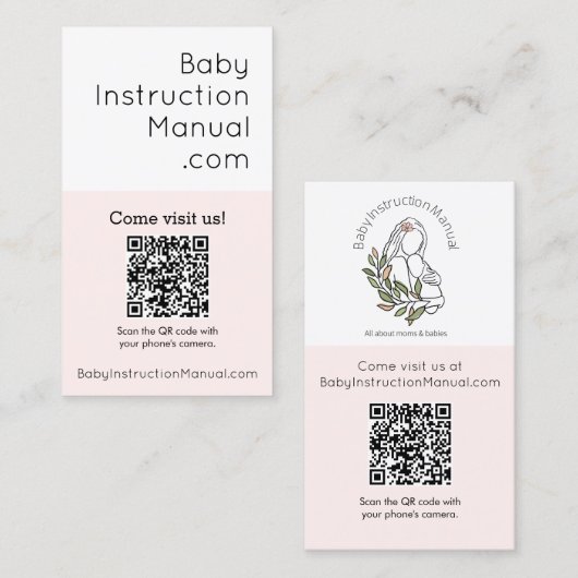 Aangepaste, moderne bedrijfskaarttemplate visitekaartje (Voorkant / Achterkant)