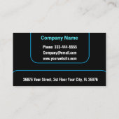 Aangepaste moderne bedrijfsnaam - Professional Bla Visitekaartje (Achterkant)