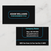 Aangepaste moderne bedrijfsnaam - Professional Bla Visitekaartje (Voorkant / Achterkant)