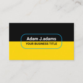 Aangepaste moderne bedrijfsnaam (qr-code) Zwart & Visitekaartje