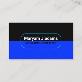 Aangepaste moderne bedrijfsnaam (QR-code) Zwart & Visitekaartje