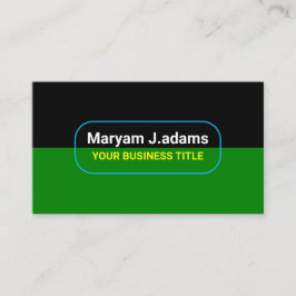 Aangepaste moderne bedrijfsnaam (QRcode) Zwart & G Visitekaartje