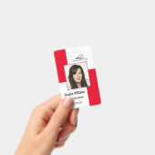 Aangepaste moderne bedrijfspas rode kleur voor wer badge (Handheld)