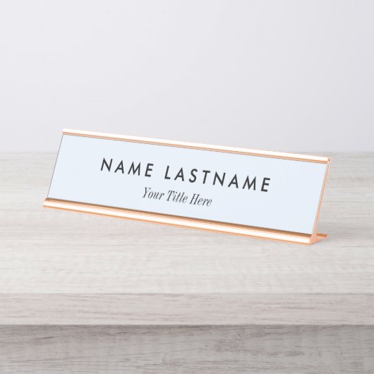 Aangepaste moderne bedrijfsreclame bureau naambordje (Voorkant)