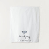 Aangepaste Moderne Bedrijfstabel Runner Banner Sie Wandkleed (Voorkant)