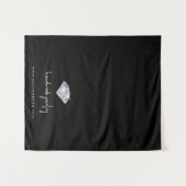 Aangepaste Moderne Bedrijfstabel Runner Banner Sie Wandkleed (Voorkant (horizontaal))