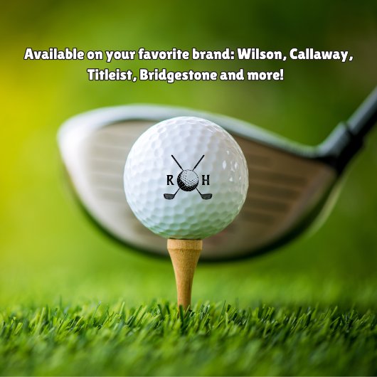 Aangepaste moderne beginletter golfballen