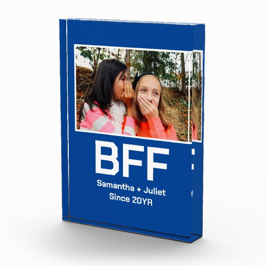 Aangepaste moderne beste vriend voor altijd foto (Rechts)