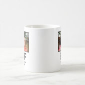 Aangepaste moderne beste vriend voor altijd foto koffiemok (Center)