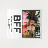 Aangepaste moderne beste vriend voor altijd foto wandkleed (Voorkant (horizontaal))