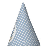 Aangepaste moderne blauwe één domme gans eerste ve feesthoedjes (Rechts)