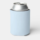 Aangepaste moderne blauwe oranje gemerkte initiaal blikjeskoeler (Blikje Achterkant)